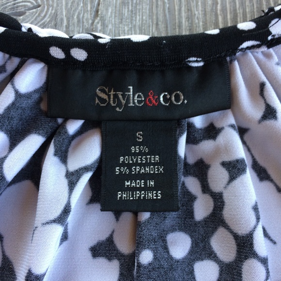 Style Co Womens Pull Sleeve Blouson Sweater Silver Size Small main image 0